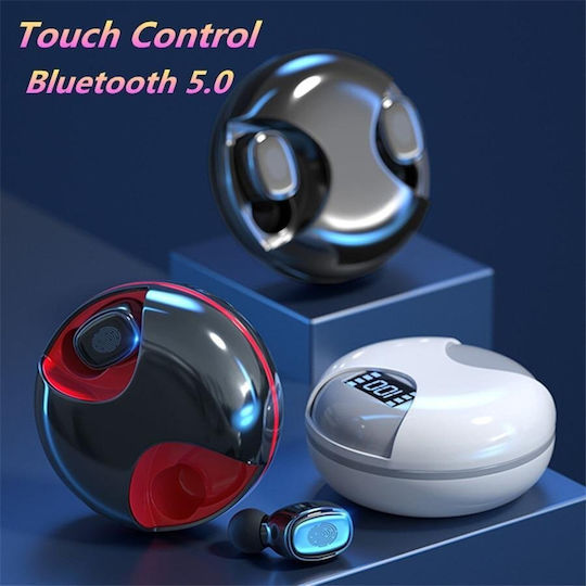 Nubi TWS 02 In ear Bluetooth хендсфри Слушалки с Кутийка за Зареждане Черен