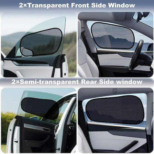 UV Getönter Sonnenschutz Tesla Model Y 2021-2025 Fenster