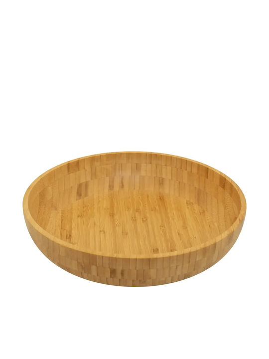 Салатиера Дървена Кафява 35x8см bl10059.061