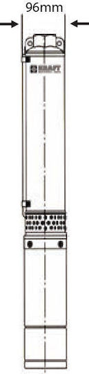 Kraft 4SDM6/9 Еднофазна Помпа Сондажи 1.25к.с 63567