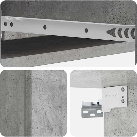 Wooden Console Gray L87.5xW34.5xH17cm