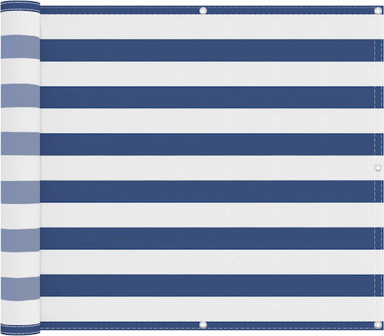 vidaXL Rectangular Blue Shade Divider 1x6m