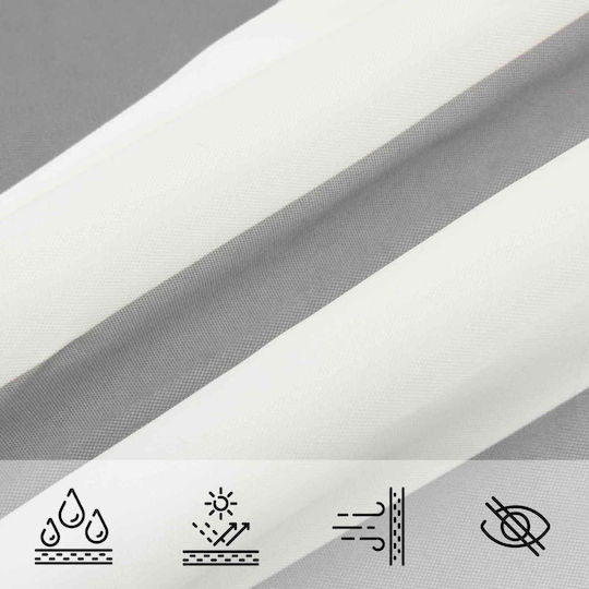vidaXL Rectangular Gray Shade Sail 5x6m