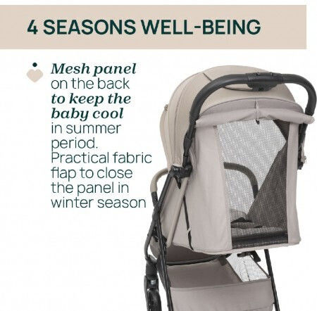 Chicco Taormina Pushchair Suitable for Newborn Sandshell 6.5kg