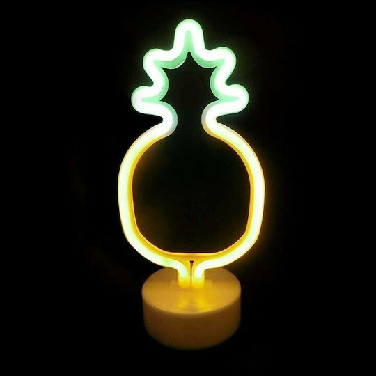 Aca Неон Декоративно Осветително Тяло LED Ананас 13x10x27.8см