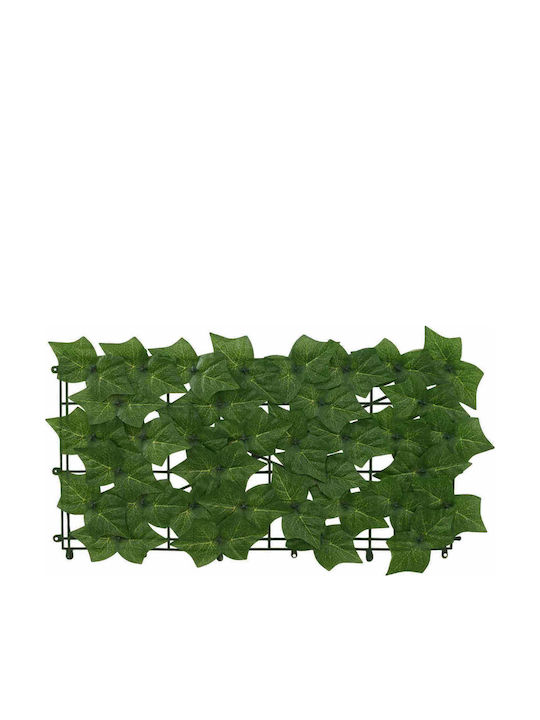 vidaXL Künstliche Pflanzen Klappbare Balkonbildschirm Grüne Blätter 300 x 100 cm