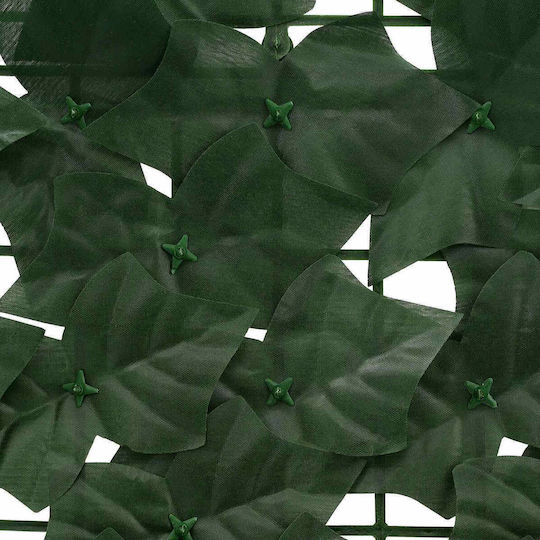 Vidaxl Folding Balcony Screen Leaves Dark Green 400 x 75 Cm