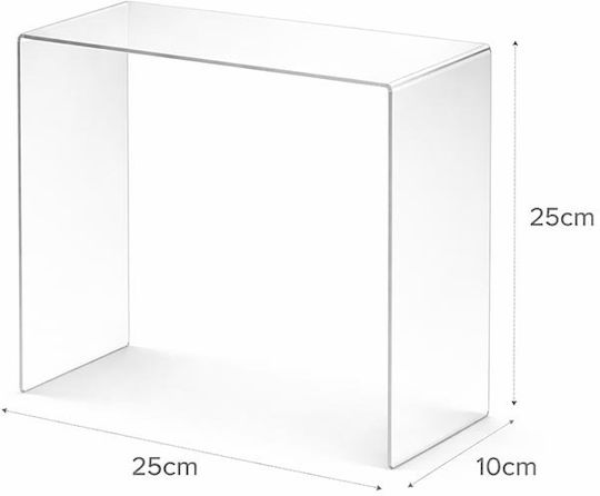 Produkt-Display-Ständer Brücke aus Plexiglas B25xT10xH25cm