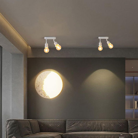 Lampa Deckenleuchte montieren 18cm Weiß