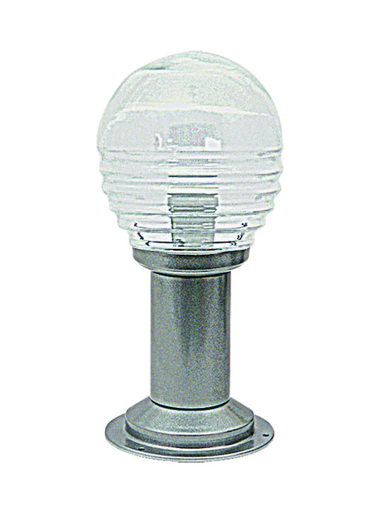 ARlight FLA 908 SL Φωτιστικό Φαναράκι Εξωτερικού Χώρου 40W IP44 για Ντουί E27 Ασημί
