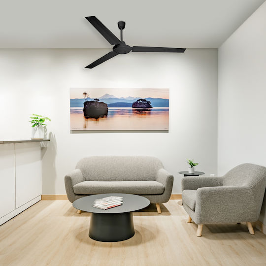 Aca FANOUBL10 Επαγγελματικός Ανεμιστήρας Οροφής 60W Διαμέτρου 140cm