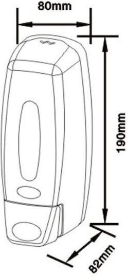 Dozator De Săpun Limpio Sd36 Alb Multicolor