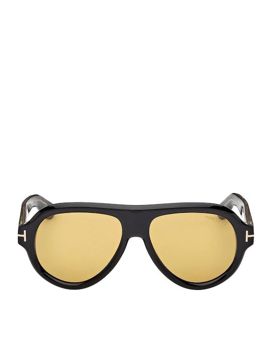 Tom Ford Sunglasses Μαύρα with Acetate Frame & Yellow Lens