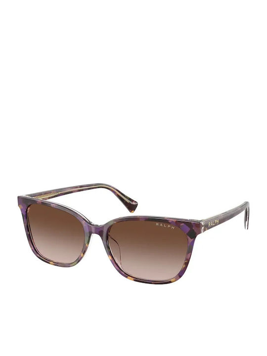 Ralph Lauren Ochelari de Soare pentru Femei cu Ramă din Acetat Maro Tortoise și Lentilă Maro Degrade