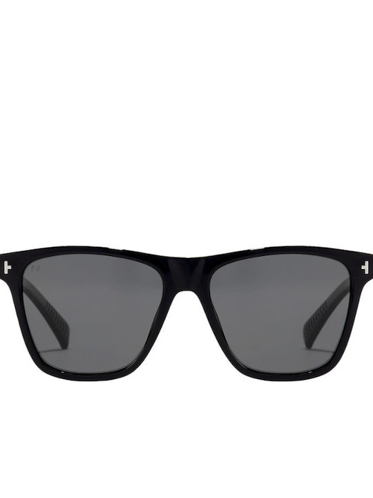 Hawkers One Unisex Sunglasses with Black Frame and Black Polarized Lens