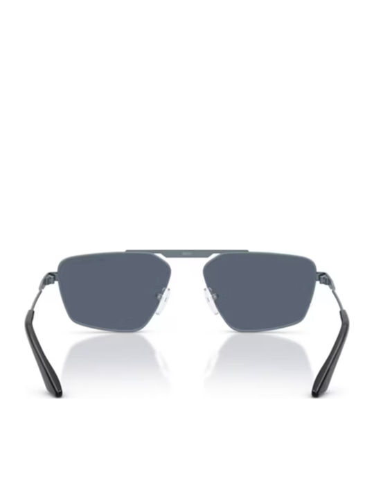 Armani Exchange Men's Sunglasses with Silver Metallic Frame and Grey Mirror Lens AX2059S 613287