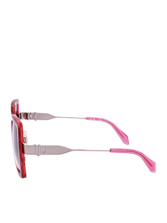 Just Cavalli Women's Sunglasses with Burgundy Frame and Burgundy Gradient Lens
