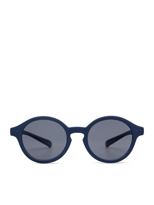 Izipizi Round Kids Sunglasses with Polarized Lens Denim Blue for 3-5 Years
