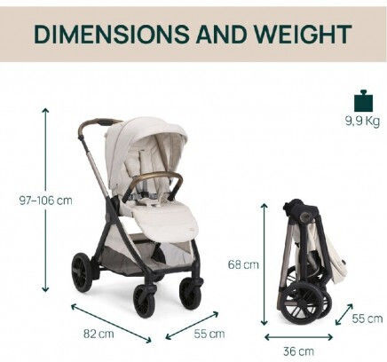 Chicco Bellagio 2 Reversible Baby Stroller Suitable for Newborn Amber Glow 14kg