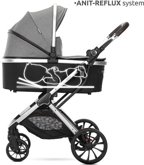 Lorelli Glory Verstellbar 3 in 1 Baby Kinderwagen Geeignet für Neugeborene Schwarz