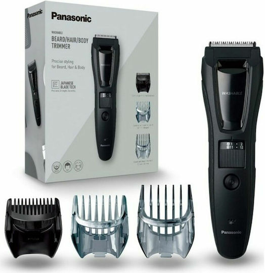 Panasonic Επαναφορτιζόμενη Κουρευτική Μηχανή Γκρι ER-GB61-K503