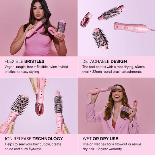 Mermade Hair Blow Dry Brush Електрическа Четка с Въздух