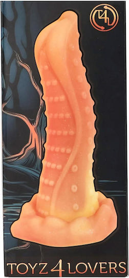 Toyz4lovers Monster Ρεαλιστικό Dildo με Βεντούζα Πορτοκαλί