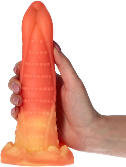 Toyz4lovers Monster Ρεαλιστικό Dildo με Βεντούζα Πορτοκαλί