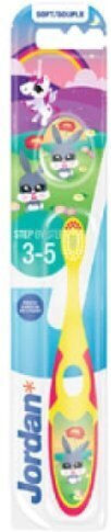 Jordan Step By Step Children's Toothbrush Yellow
