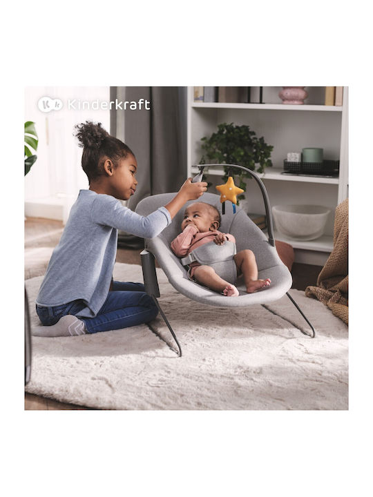 Kinderkraft Enock & Bouncer Calmee Baby Hochstuhl 2 in 1 Braune