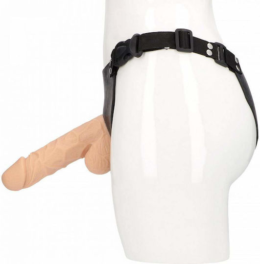 Toyz4lovers BestSeller Massive Strap-On Harness with Dildo in Flesh Colour