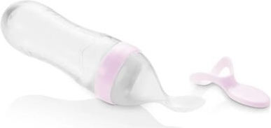 Baby Jem Accesorii Alimentare Roz Din Silicon Pentru Vârsta Peste 4 Luni