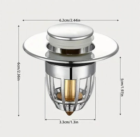 Pop Up Sink Cap