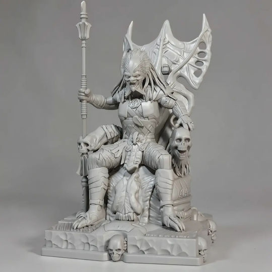 Φιγούρα Predator On Throne 3d Εκτυπωμένη-30 Cm 1:6