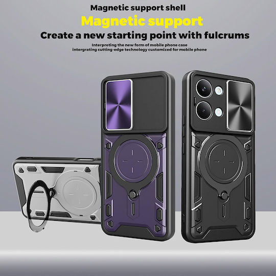 Techsuit Back Cover Plastic Black (Poco X8 Pro)