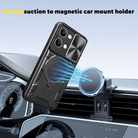 Techsuit Back Cover Plastic Black (Poco X8 Pro)