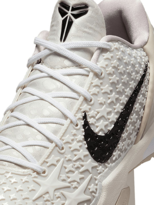 Kobe 6 Protro Sail Low Basketball Shoes Sail Black Light Bone White Platinum Violet