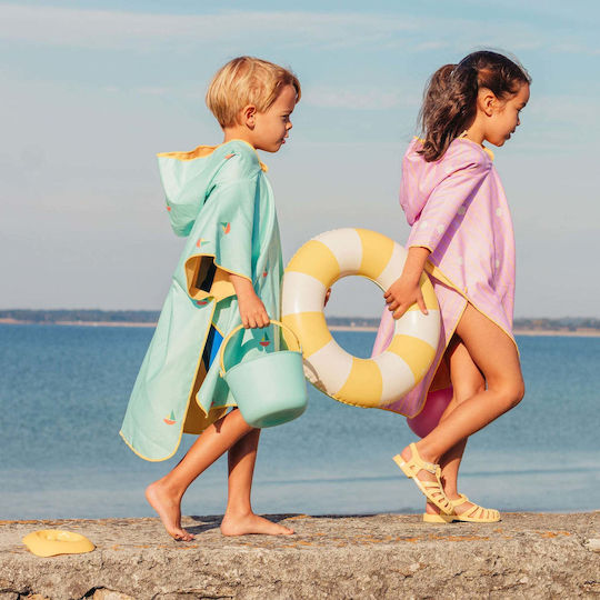 Quut Kid's Beach Poncho Pink 60 x 60 cm