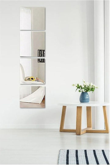 SteweHome STE-009234-P9234 Oglindă Pătrată Argintie 20x20cm 4 Bucăți SteweHome STE-009234-P9234 Oglindă Pătrată Argintie 20x20cm 4 Bucăți