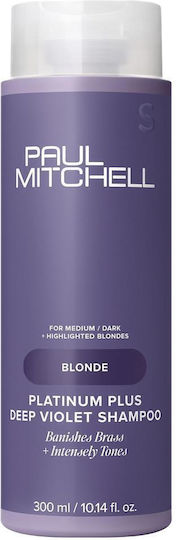 Paul Mitchell Platinum Σαμπουάν Διατήρησης Χρώματος για Βαμμένα Μαλλιά 300ml