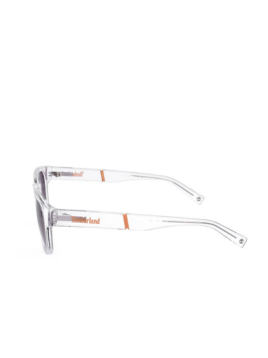 Timberland Unisex Sunglasses with Transparent Frame and Brown Lens TB9334 26H