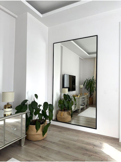 SteweHome STE-010363-P10363 Καθρέπτης Ολόσωμος Ορθογώνιος Μαύρος 180x100cm SteweHome STE-010363-P10363 Καθρέπτης Ολόσωμος Ορθογώνιος Μαύρος 180x100cm