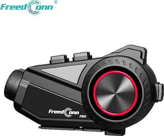 FreedConn R3 PRO V2 Μονή Ενδοεπικοινωνία για Κράνος Μηχανής με Bluetooth & Κάμερα
