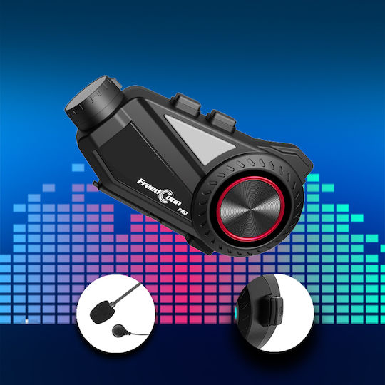 FreedConn R3 PRO V2 Μονή Ενδοεπικοινωνία για Κράνος Μηχανής με Bluetooth & Κάμερα