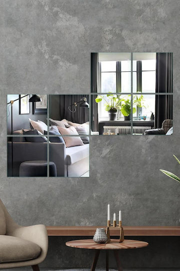 SteweHome STE-009897-P9897 Καθρέπτης Τετράγωνος Πορτοκαλί 20x20cm 4τμχ SteweHome STE-009897-P9897 Καθρέπτης Τετράγωνος Πορτοκαλί 20x20cm 4τμχ