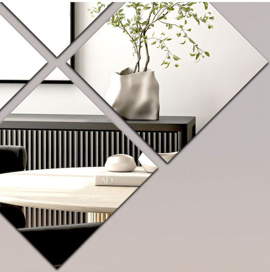 SteweHome STE-008186-P8186 Καθρέπτης Τετράγωνος Ασημί 25x25cm 4τμχ SteweHome STE-008186-P8186 Καθρέπτης Τετράγωνος Ασημί 25x25cm 4τμχ
