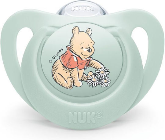 Nuk Πιπίλα Σιλικόνης Disney Winnie Φυστικί για 6-18 μηνών