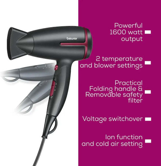 Beurer Hc 25 Професионален Сешоар За Коса 1600W