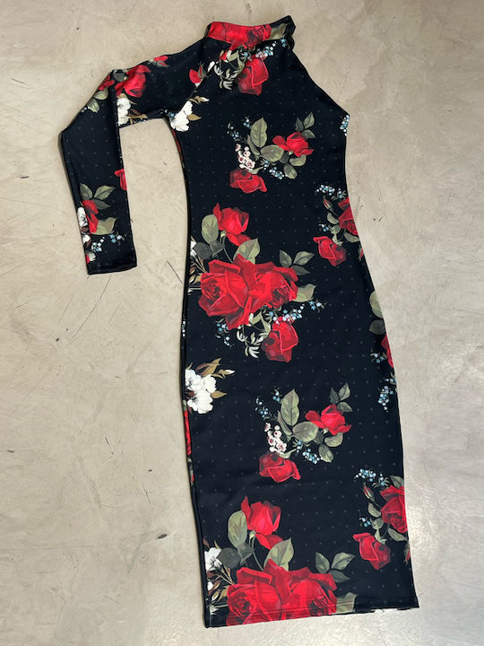 Rochie Midi Pentru Nuntă / Botez Roșie