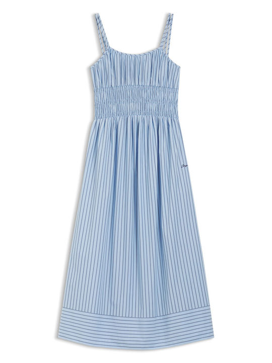 Καλοκαιρινό Midi Φόρεμα Light Blue